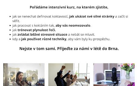 Letní intenzivní kurz - koktavost